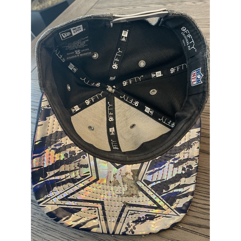 Dallas Cowboys Hat New Era 9Fifty Snapback gray heather star HTF retired - Picture 4 of 6